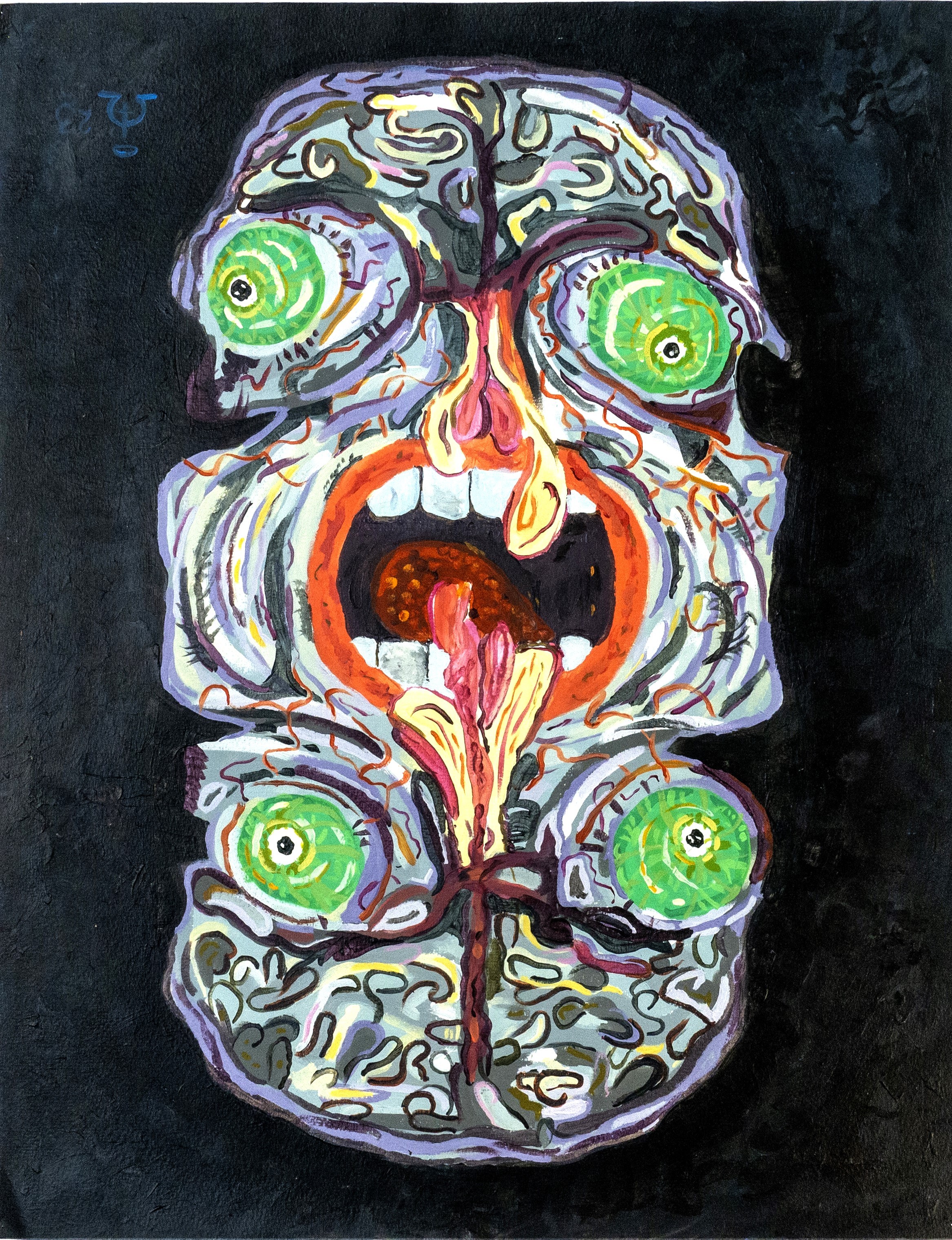 Self Portrait of my IRM laughing